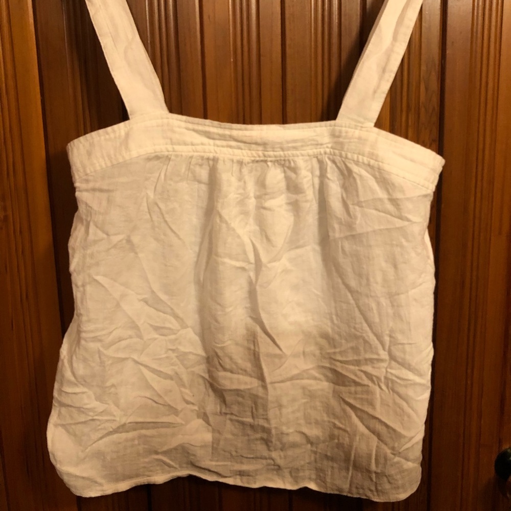 Square neck , ruffle Tank top from Gap
